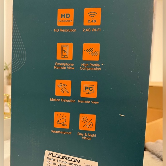 NEW - Floureon Wireless Security System - Picture 3 of 4